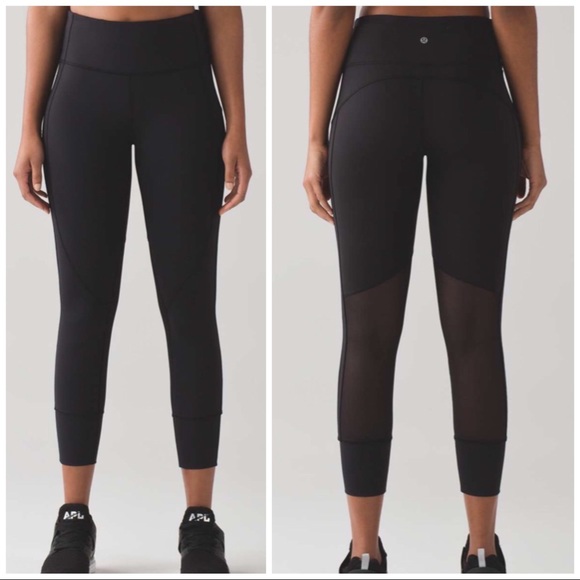 lululemon athletica Pants - Lululemon Black Hit It 7/8 Tight, 6